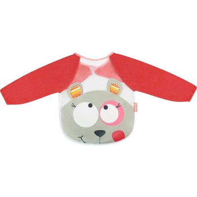 Repas - Bavoir - De / bavoir a manches longues coton / pvc fille