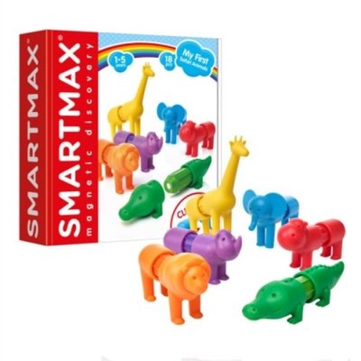 Jouets - Jeux de Construction - Mes 6 animaux safari magnétiques