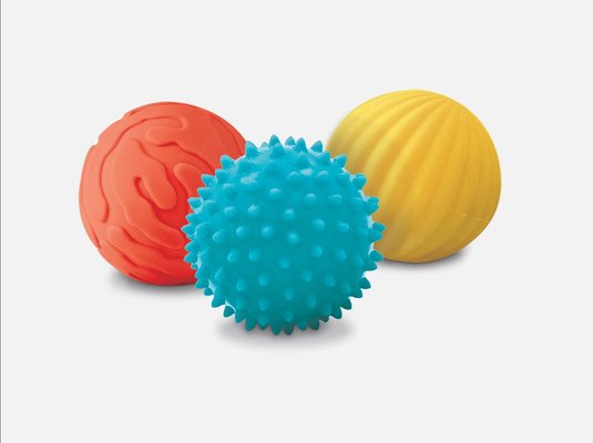 Motricité - Eveil Sensoriels et Tactiles - 3 balles tactiles sensorielles