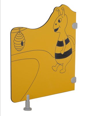Mobilier - Barrière de séparation & Cloison crèche - Cloisonnettes wc abeille
