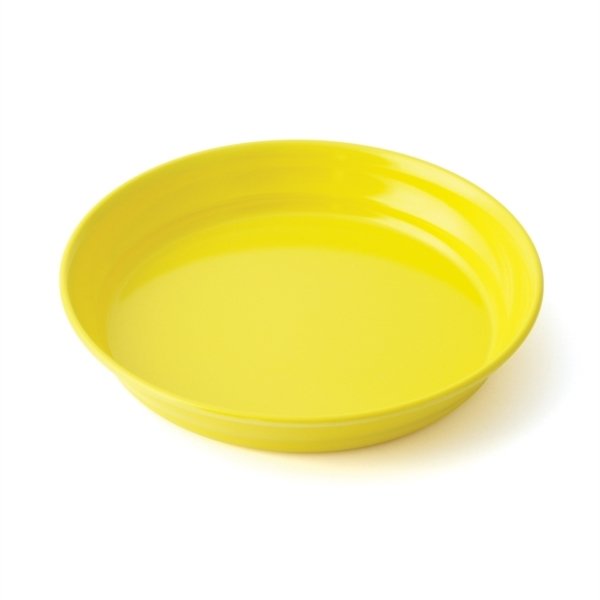 Assiette creuse mélamine 18,5cm jaune