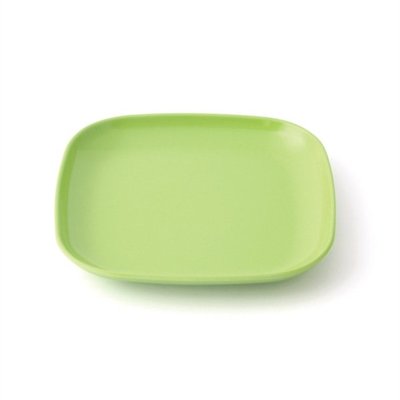 Repas - Assiettes Enfants et à Compartiments - Assiette carré multi-usage mélamine vert