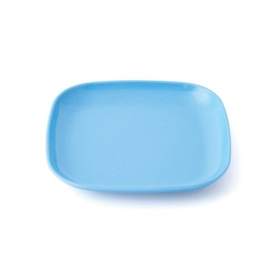 Repas - Assiettes Enfants et à Compartiments - Assiette carré multi-usage mélamine bleu