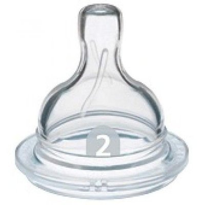 Repas - Tétine et Sucette - 2 tétines bébé débit lent air flex 1 mois +