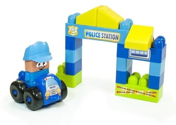 Jouets - Jeux de Construction - Destockage coffret 18 pieces police