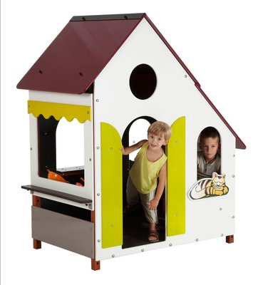 Mobilier - Cabane enfant - Maisonnette enfant extérieur en bois fixation courte