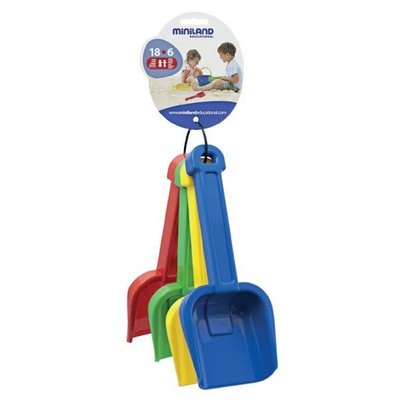 Jeux - Bac à Sable et Accessoires  - Set de 4 pelles à creuser