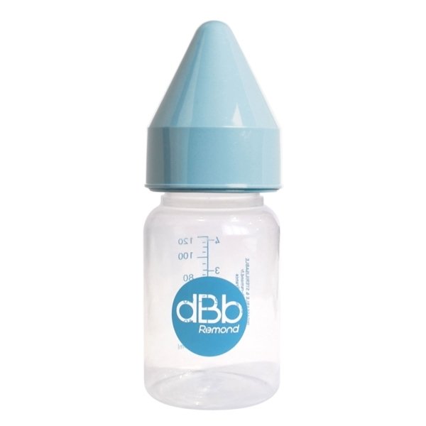 Biberon 120ml polypropylène tétine nouveau né ciel