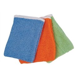 Change - Linge de Toilette Bébé, Enfant - Set de 3 gants de toilette éponge d'apprentissage
