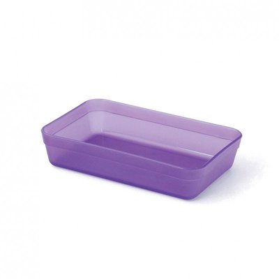 Repas - Raviers, Coupelles et boite de conservation - Barquette ravier rectangulaire polypropylène 30 cl violet
