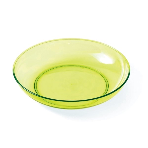 Assiette creuse copolyester vert