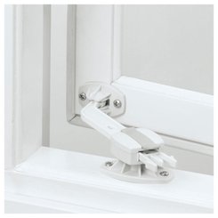 Médical et Prévention - Protection et Sécurité (EPI) - DE // Bloque fenêtre entrebâilleur multi-positions blanc
