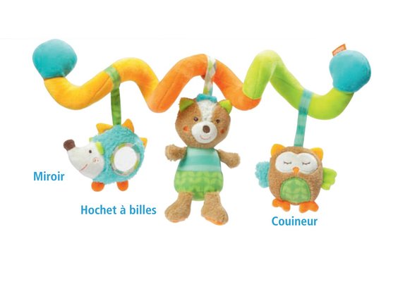Couchage - Mobile de Lit Bébé et Veilleuse - Spiraloo d’activités