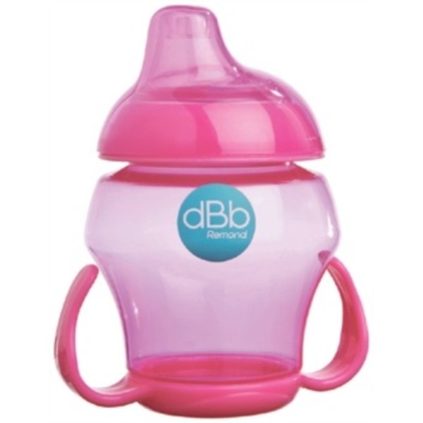 Tasse à bec souple ergonomique baby 250ml rose