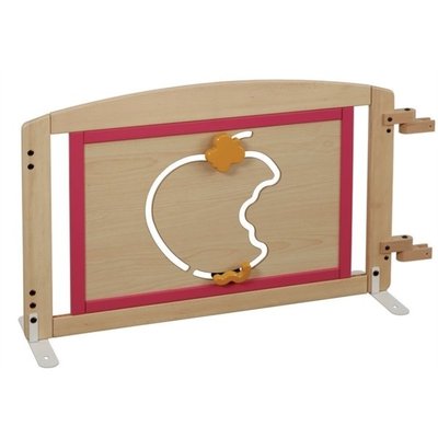 Barrière de sécurité portillon enfant amovible 73-110cm naturel