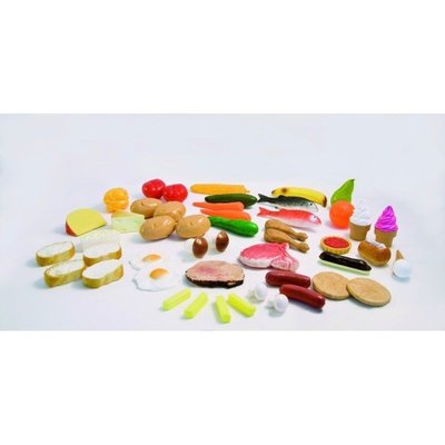 Jouets - Jouets d'Imitation et d'Imagination - Assortiment de 48 aliments