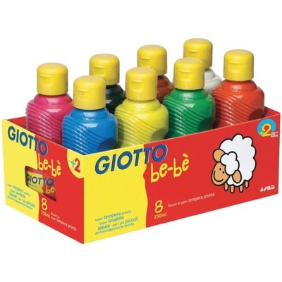 Jeux - Loisirs Créatifs  - Set de 8 gouaches 250ml