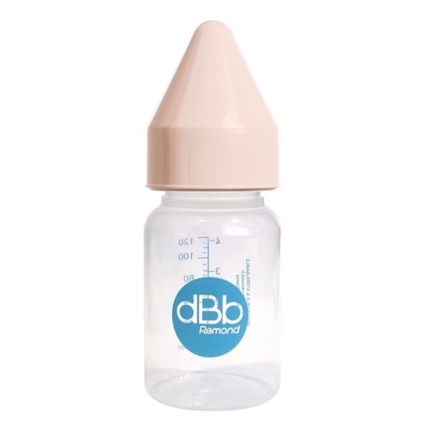 Biberon 120ml polypropylène rose rd