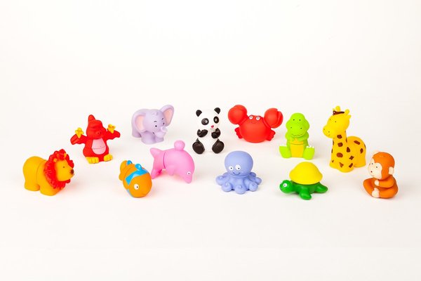 Jouets - Jeux de Construction - De // lot de 12 animaux souple a emboiter