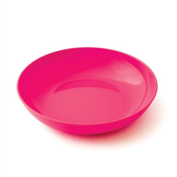 Assiette creuse polypropylène opaque rose