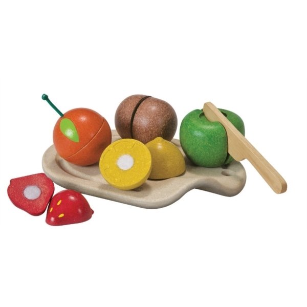 Fruits en bois a decouper Plan Toys