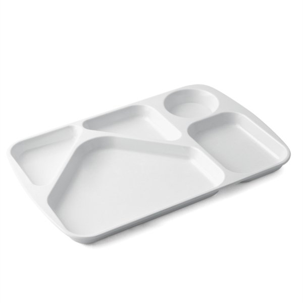 Couvercle pour plateau repas 5 compartiments