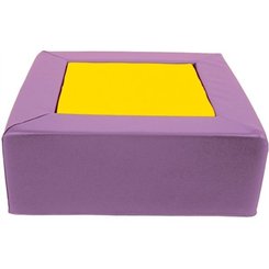 Motricité - Module de Motricité Bébé - Module de 2 cubes carrés en mousse pvc empilable h.25