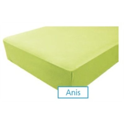 Couchage - Linge de Lit Bébé, Enfant  - Drap housse jersey 60 x 120 anis