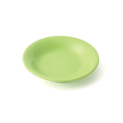 Repas - Raviers, Coupelles et boite de conservation - Assiette fromage / soucoupe mélamine vert