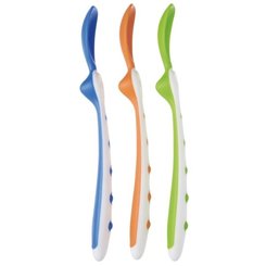 Repas - Couverts Enfant, Adulte - Lot de 3 cuillères ergonomique - hygiéniques