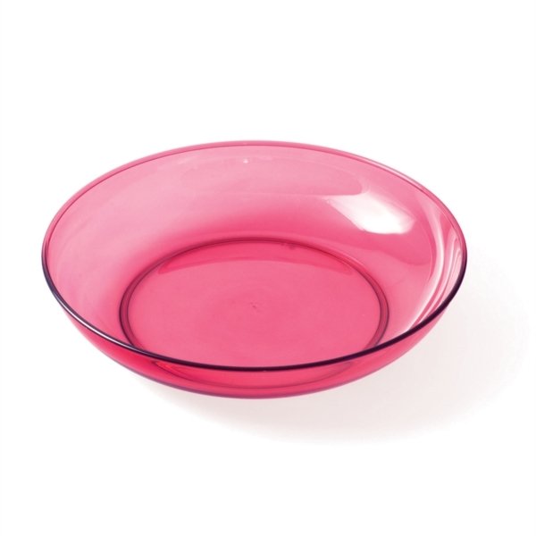 Assiette creuse copolyester rose