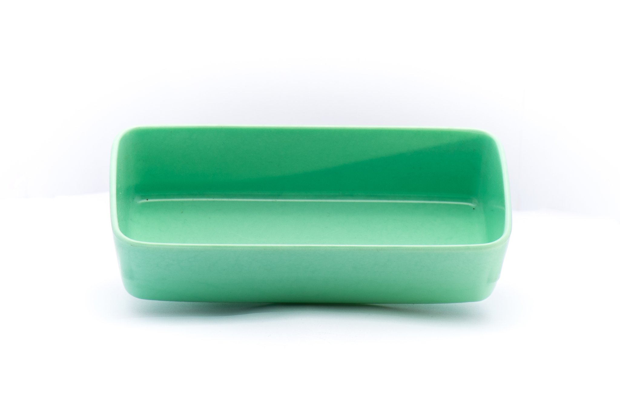 Ravier rectangulaire vert