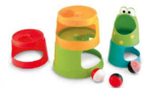 Jouets - Jouets à Empiler ou à Encastrer - Grenouille pyramide