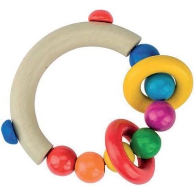 Jouets - Hochets et Jouets Sensoriels - De / hochet demi cercle avec perles