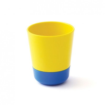 Repas - Verre et Gobelets Enfants - Destockage Gobelet Mélamine Antidérapant 16 Cl Jaune - Bleu