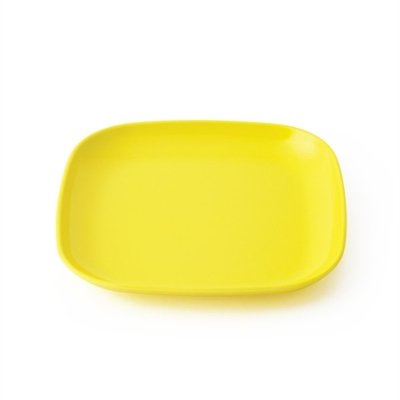 Repas - Assiettes Enfants et à Compartiments - Destockage assiette carré multi-usage mélamine jaune
