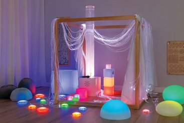 Motricité - Eveil Sensoriels et Tactiles - Fibre optique lumineuse 2 M - 30 fibres