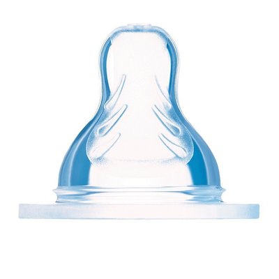 Repas - Tétine et Sucette - Lot de 2 Tétines anatomiques - Débit 3 - Rapide - Silicone MAM