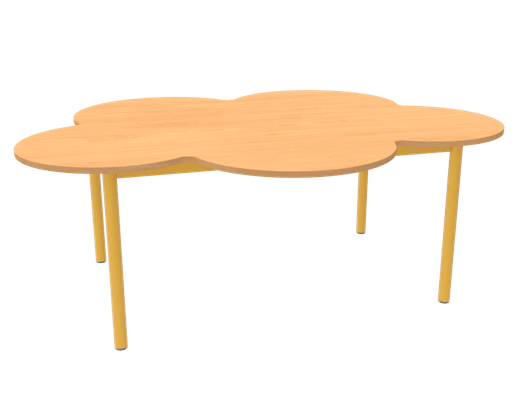 Mobilier - Table crèche et scolaire - Table en fleurs mélaminé - 160 x 120 cm - T0