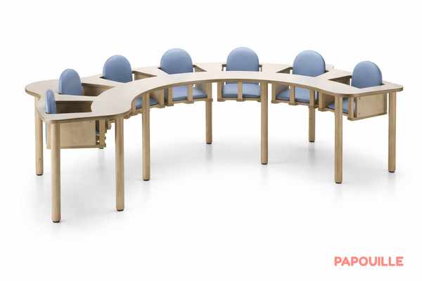 Puériculture - Chaise haute bébé et Siège Repas - Chaise haute 7 places en bois