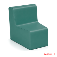 Mobilier - Meuble en mousse et Pouf - Chauffeuse d'angle hauteur 25cm - Mykonos