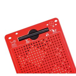 Jouets - Jouets à Empiler ou à Encastrer - Tablette magnétique - Rouge