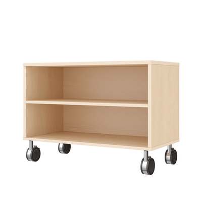 Mobilier - Meuble de rangement scolaire - Meuble de rangement 2 casiers à roulettes - Luna