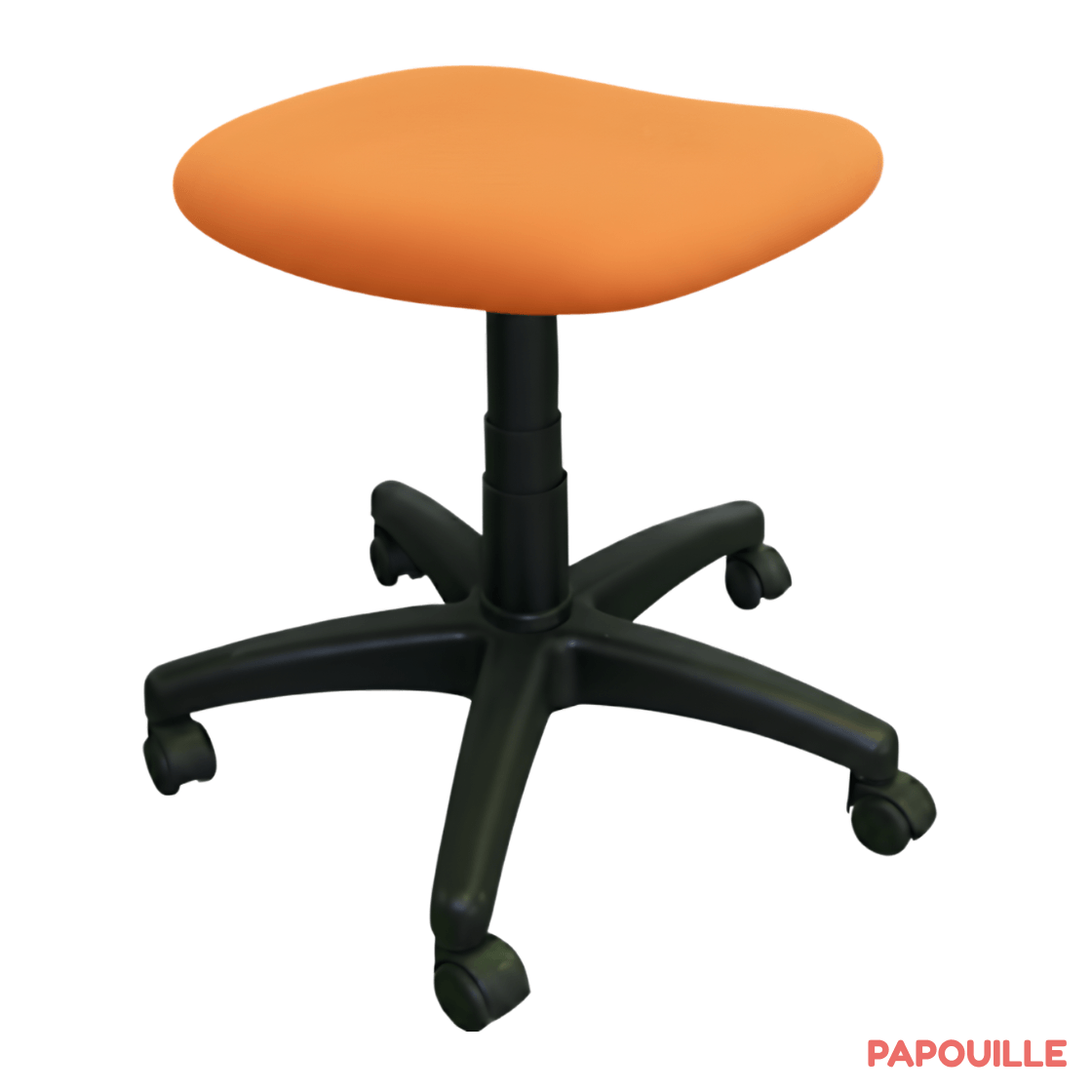Siège sur roulettes réglable nourrice - Orange