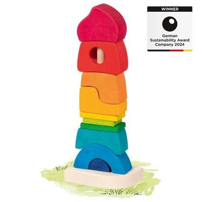 Jeux - Jeux Éducatifs et Puzzle - Tour à empiler, 11 éléments