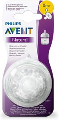 Repas - Tétine et Sucette - DE // Lot de 2 tétines natural débit nouveau-né 1 trou - 0 mois+