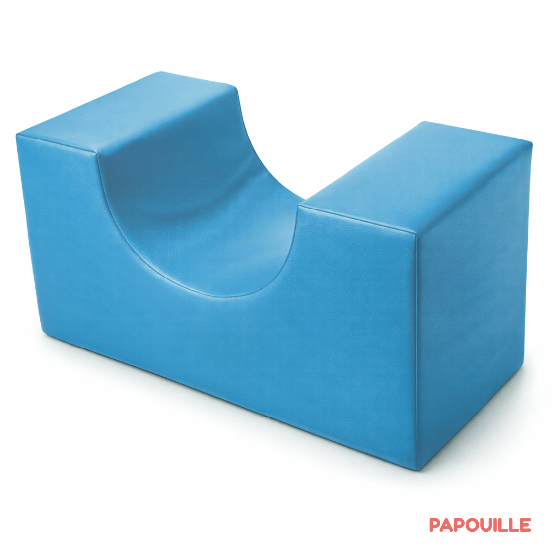 Le petit pont inversé de motricité enfant 60 x 60 x h 30 cm turquoise