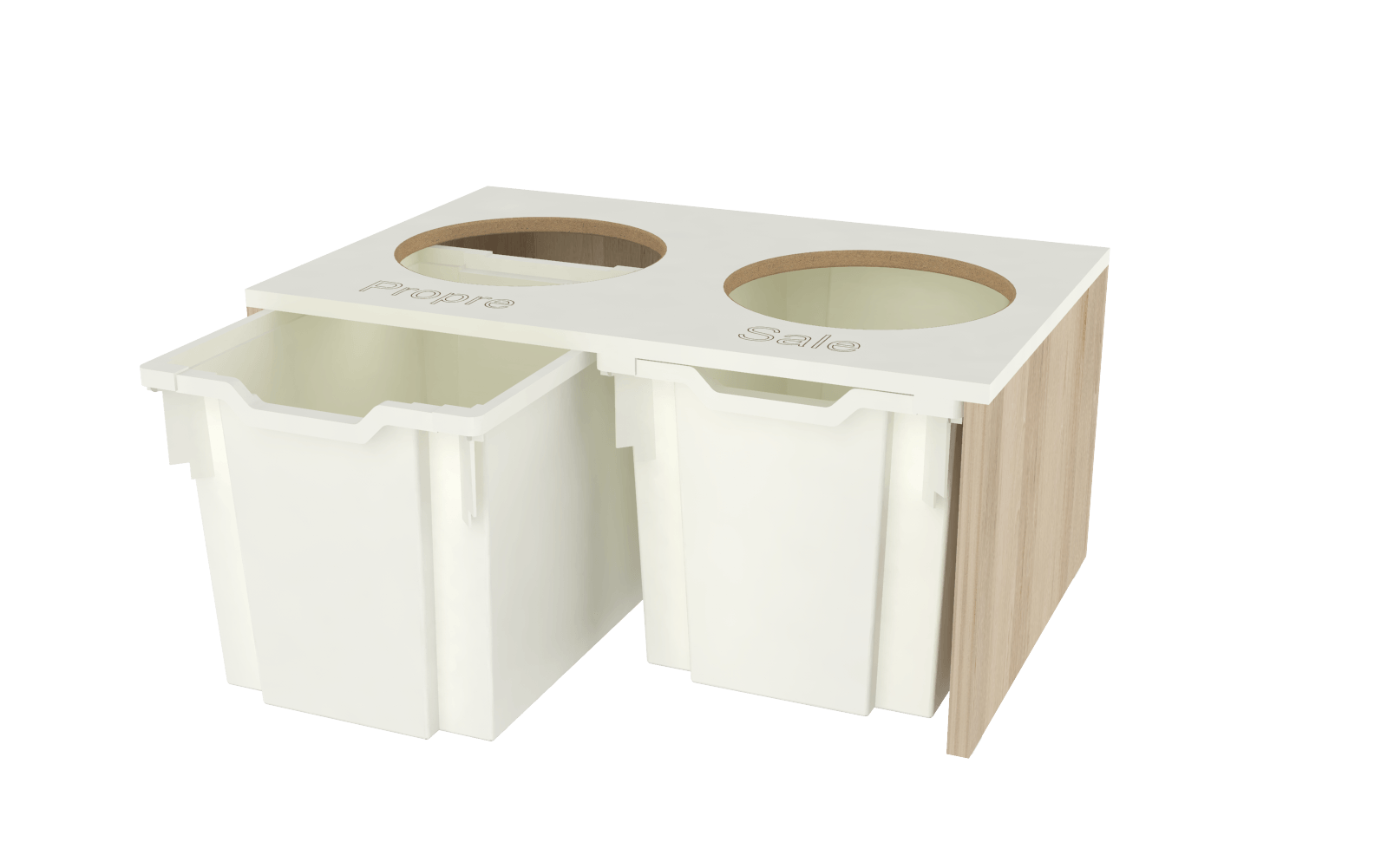 Bac sur chaussure - blanc