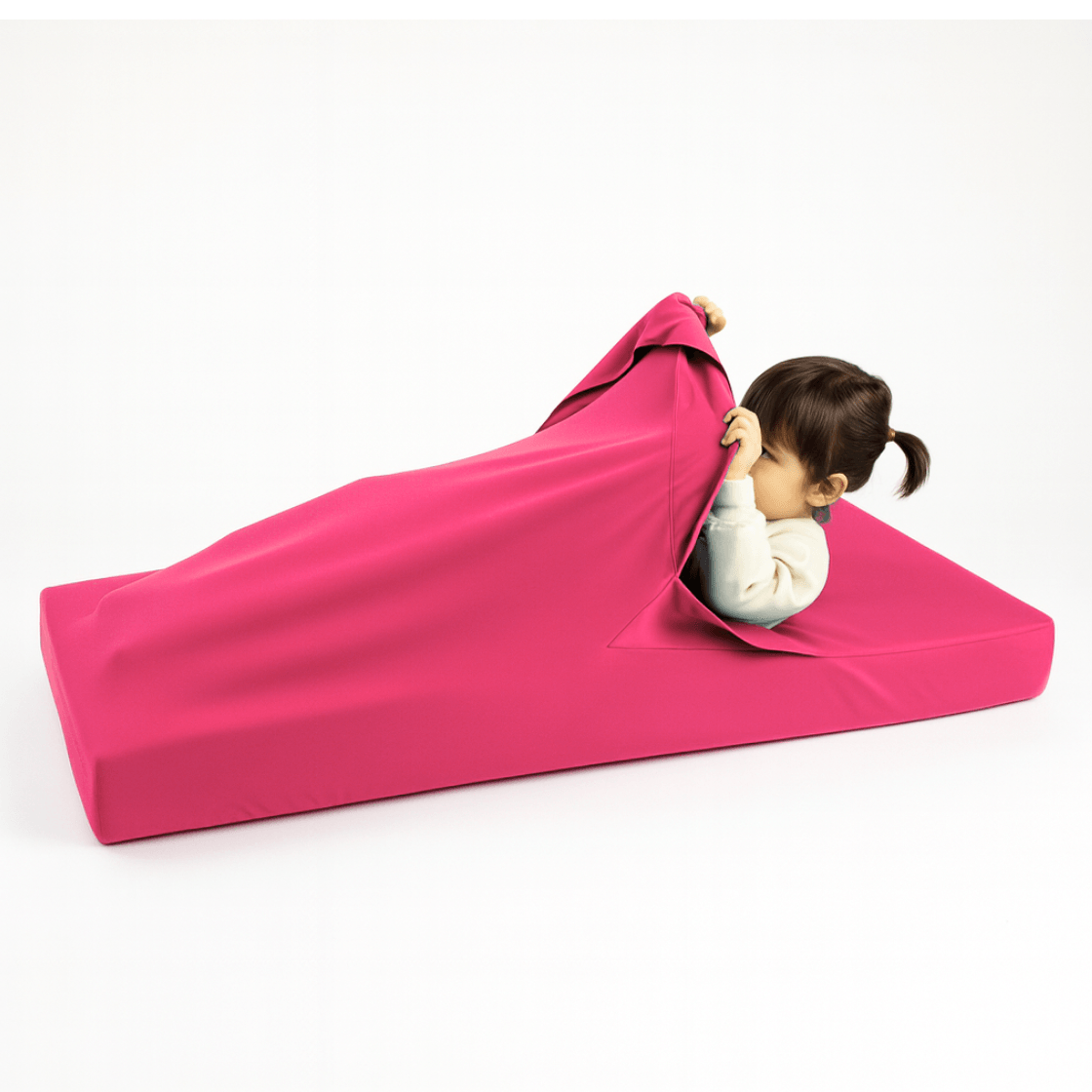 Combi drap éponge portefeuille 60 x 120 cm - Fuchsia