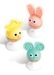Jouets - Hochets et Jouets Sensoriels - 3 hochets à ventouse - animaux